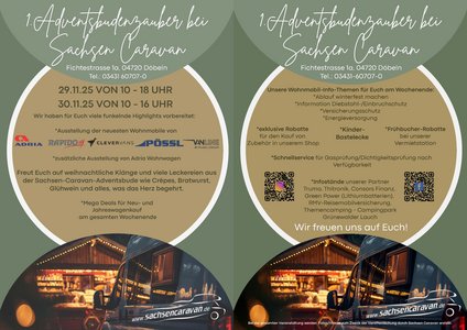 1.Adventsbudenzauber bei Sachsen Caravan